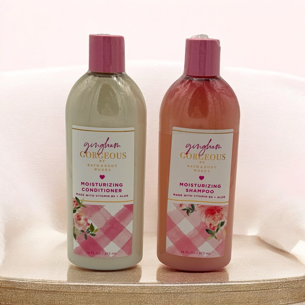 Bath & Body Works Gingham Gorgeous Shampoo & Conditioner Set NWT